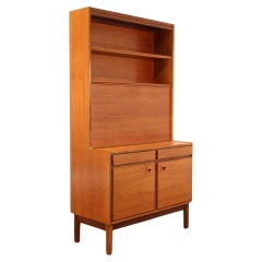 Mid-Century Modern Used Teak Bureau Desk Secretaire by Vanson Hutch China