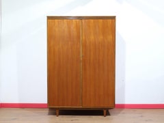 Mid Century Modern Vintage Teak Butilux Armoire Wardrobe Danish Style