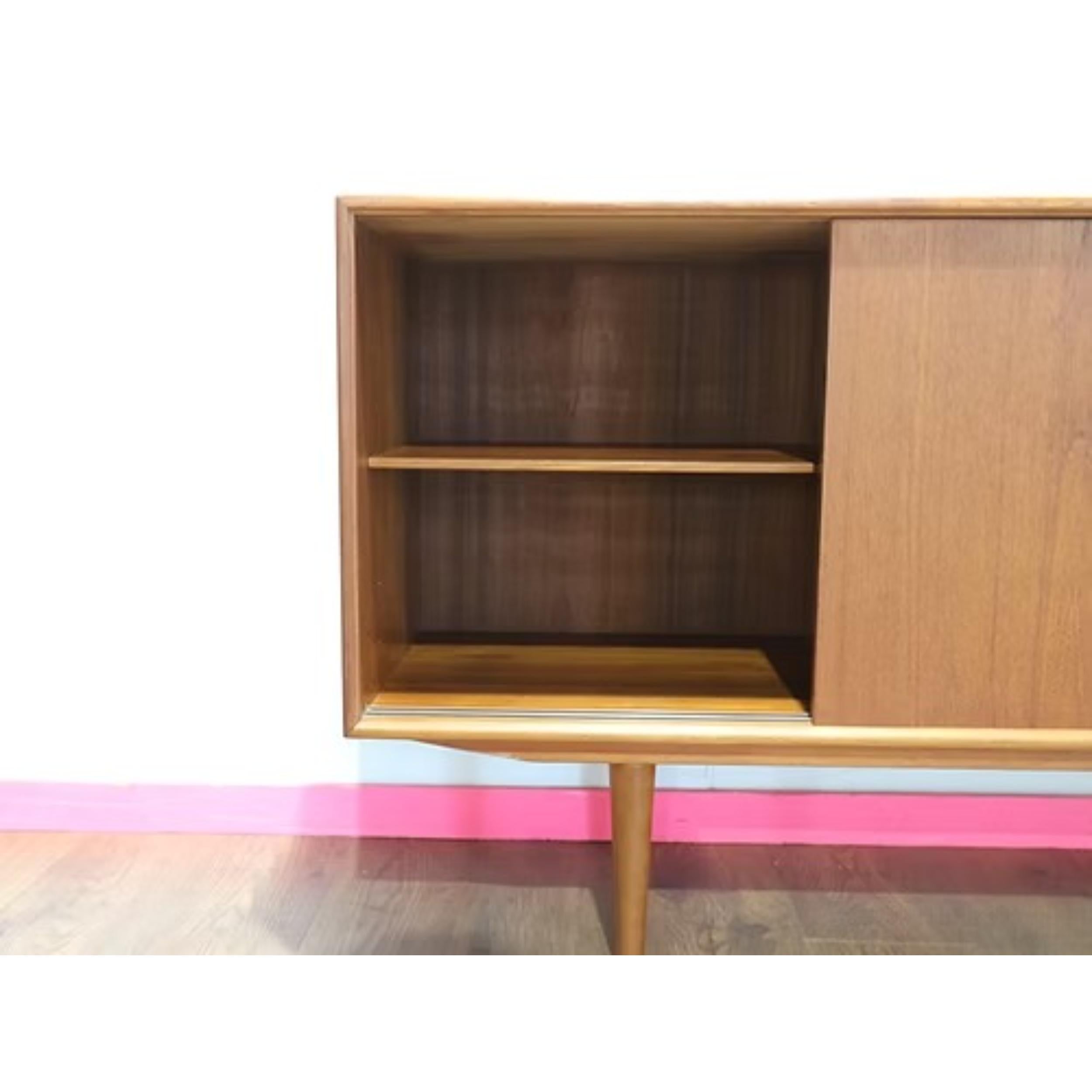 Credenza danese in teak d'epoca di Axel Christensen del Mid Century Modern in vendita 7
