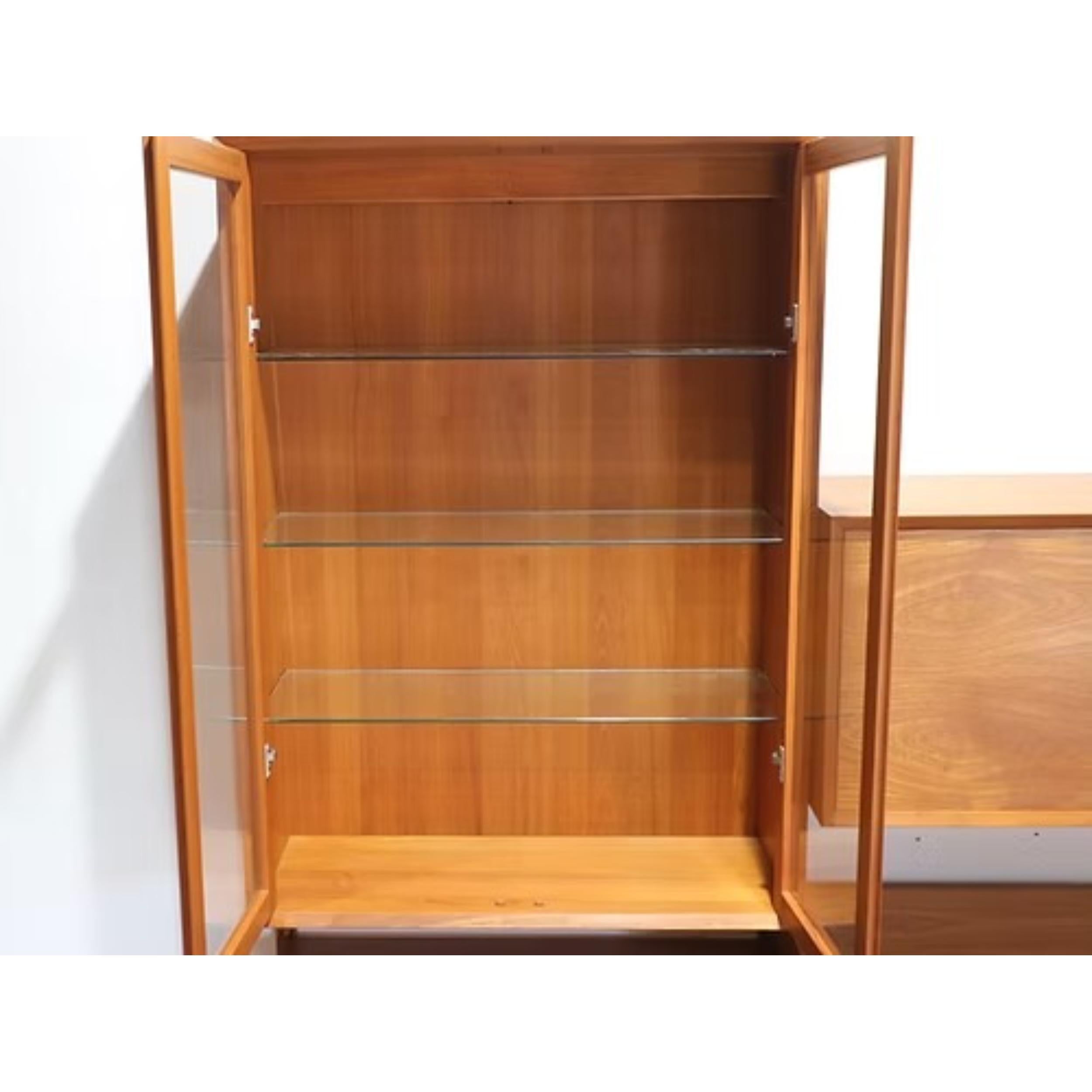 Mid Century Modern Vintage Teak Cado Wand hängende System Regal Einheit Schreibtisch (Moderne der Mitte des Jahrhunderts) im Angebot