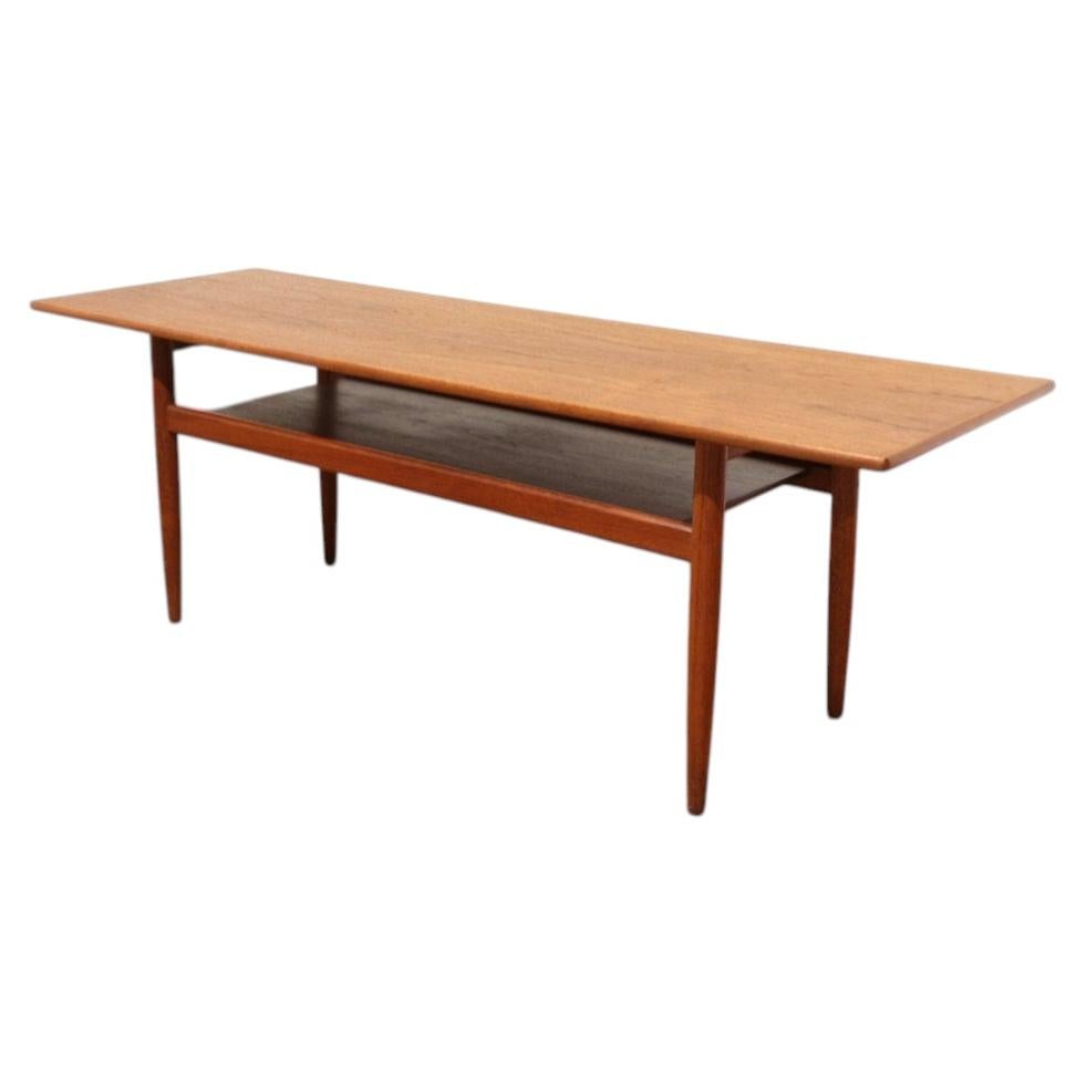 Mid Century Modern Vintage Teak Coffee Table Danish Style