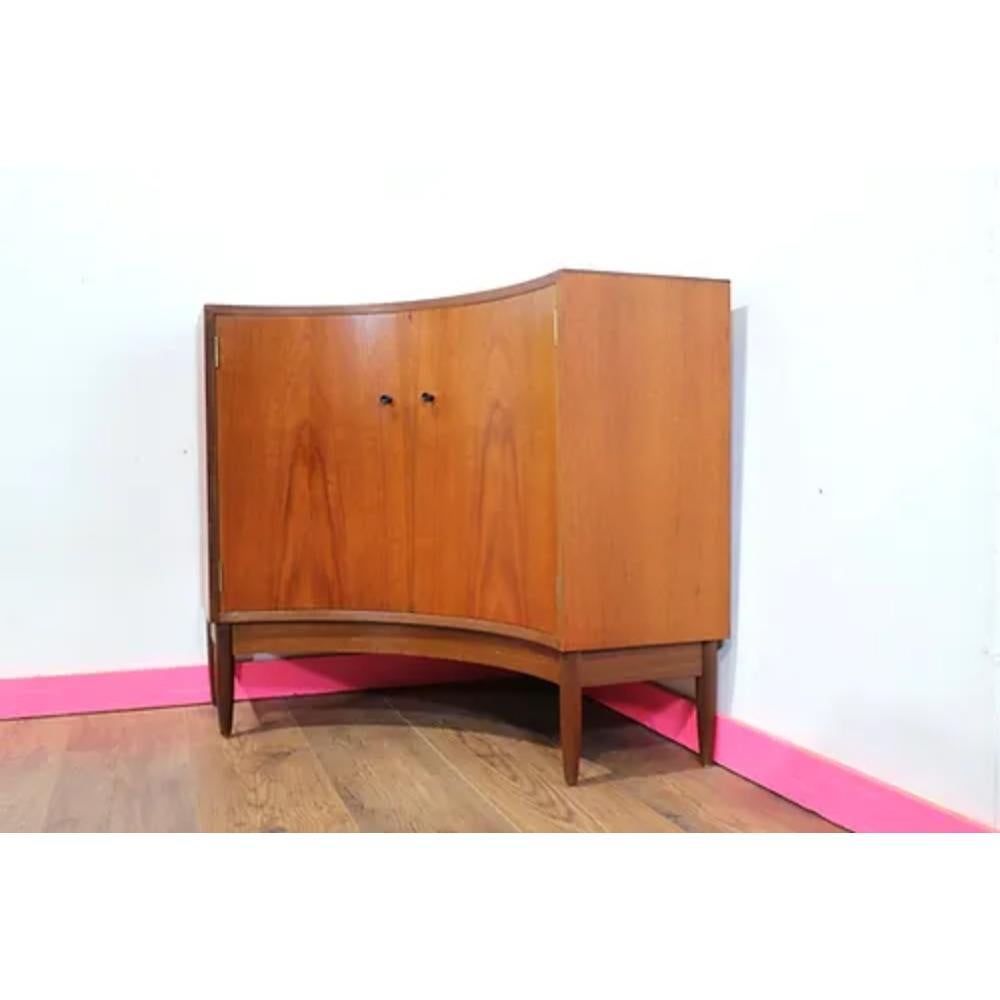 Mid-Century Modern Mid Century Modern Vintage Teak Corner Cabinet by Greaves and Thomas For Sale