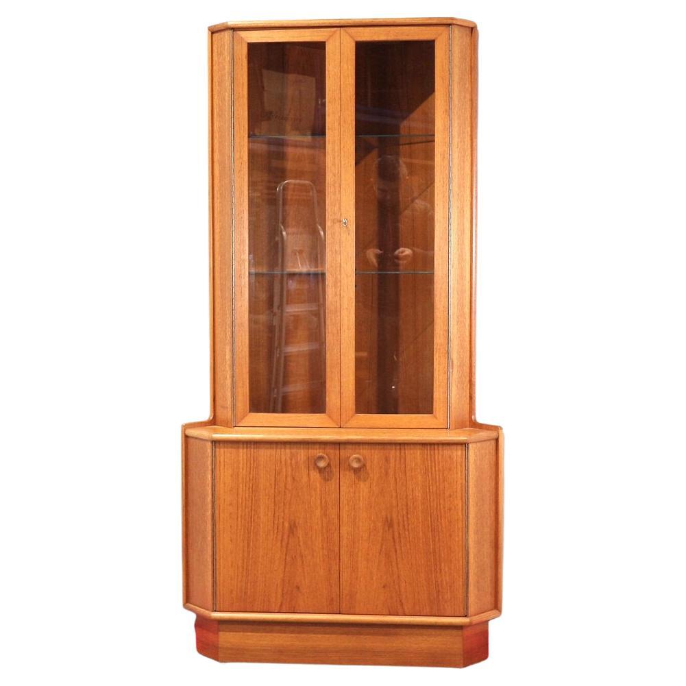 Mid Century Modern Vintage Teak Corner Cabinet by Turnidge of London
