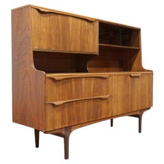 Mid Century Modern Vintage Teakholz Credenza Buffet Hutch von S Form Danish Style