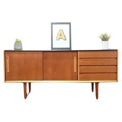 Mid Century Modern Vintage Teak Credenza Buffet Sideboard by Jentique