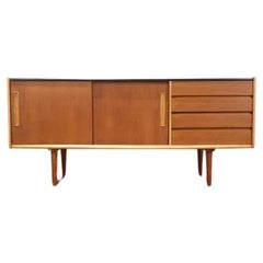 Mid Century Modern Vintage Teak Credenza Buffet Sideboard by Jentique