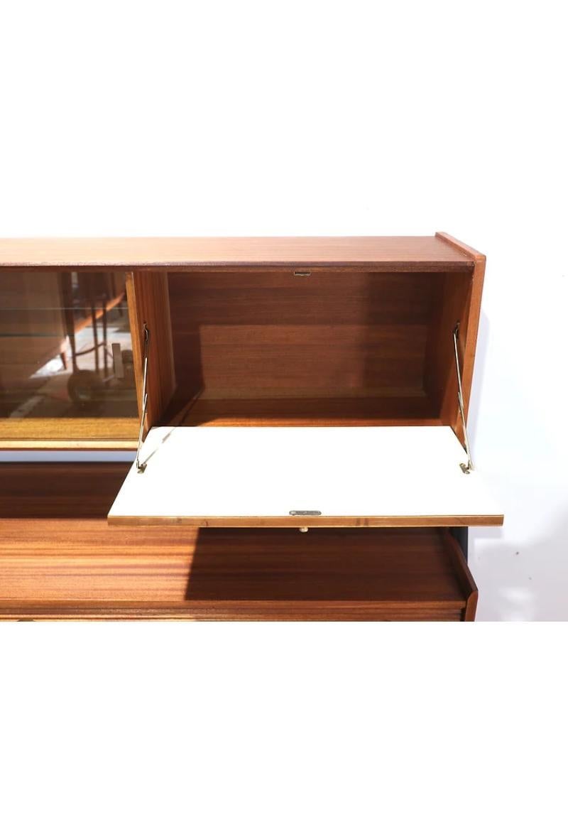 Mid Century Modern Vintage Teak Credenza Buffet Sideboard by Nathan 4