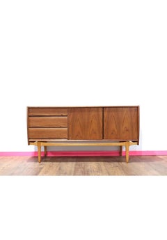 Mid Century Modern Vintage Teak Credenza Buffet Sideboard by Nathan