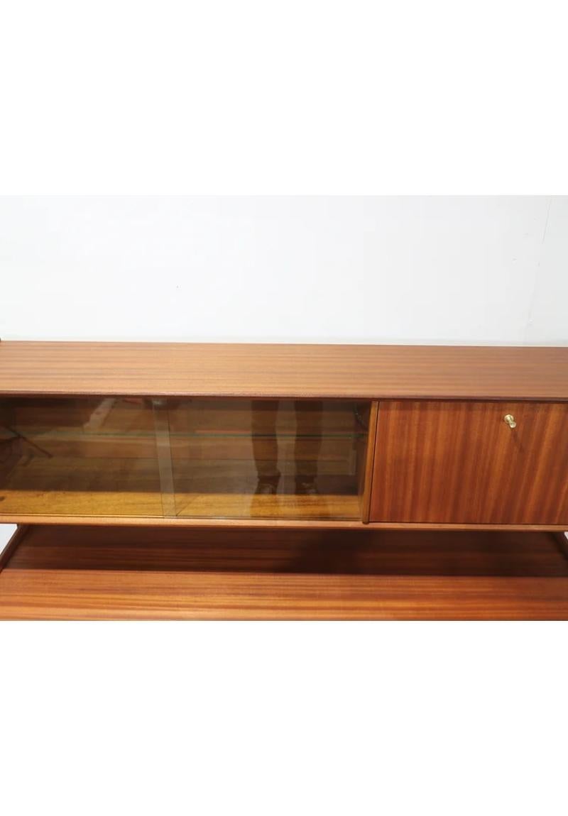 20th Century Mid Century Modern Vintage Teak Credenza Buffet Sideboard by Nathan