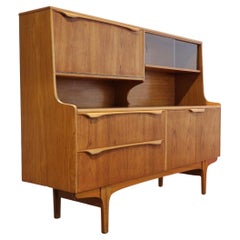 Credenza Buffet Sideboard in teak d'epoca del Mid Century Modern by S Form Danish Style