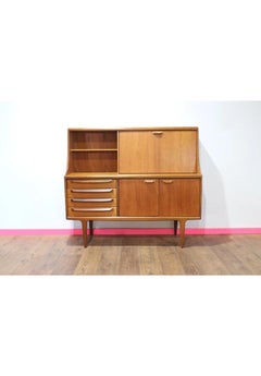 Mid Century Modern Vintage Teak Credenza Buffet Sideboard by Younger