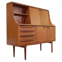 Mid Century Modern Vintage Teak Credenza Buffet Sideboard by Younger