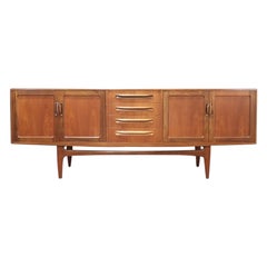Mid Century Modern Vintage Teak Credenza by G Plan Danish Style Fresco Range