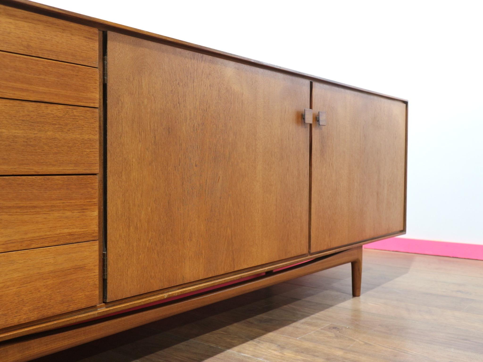 Mid-Century Modern Mid Century Modern Vintage Teak Credenza by G Plan Koford Larsen Danish Design