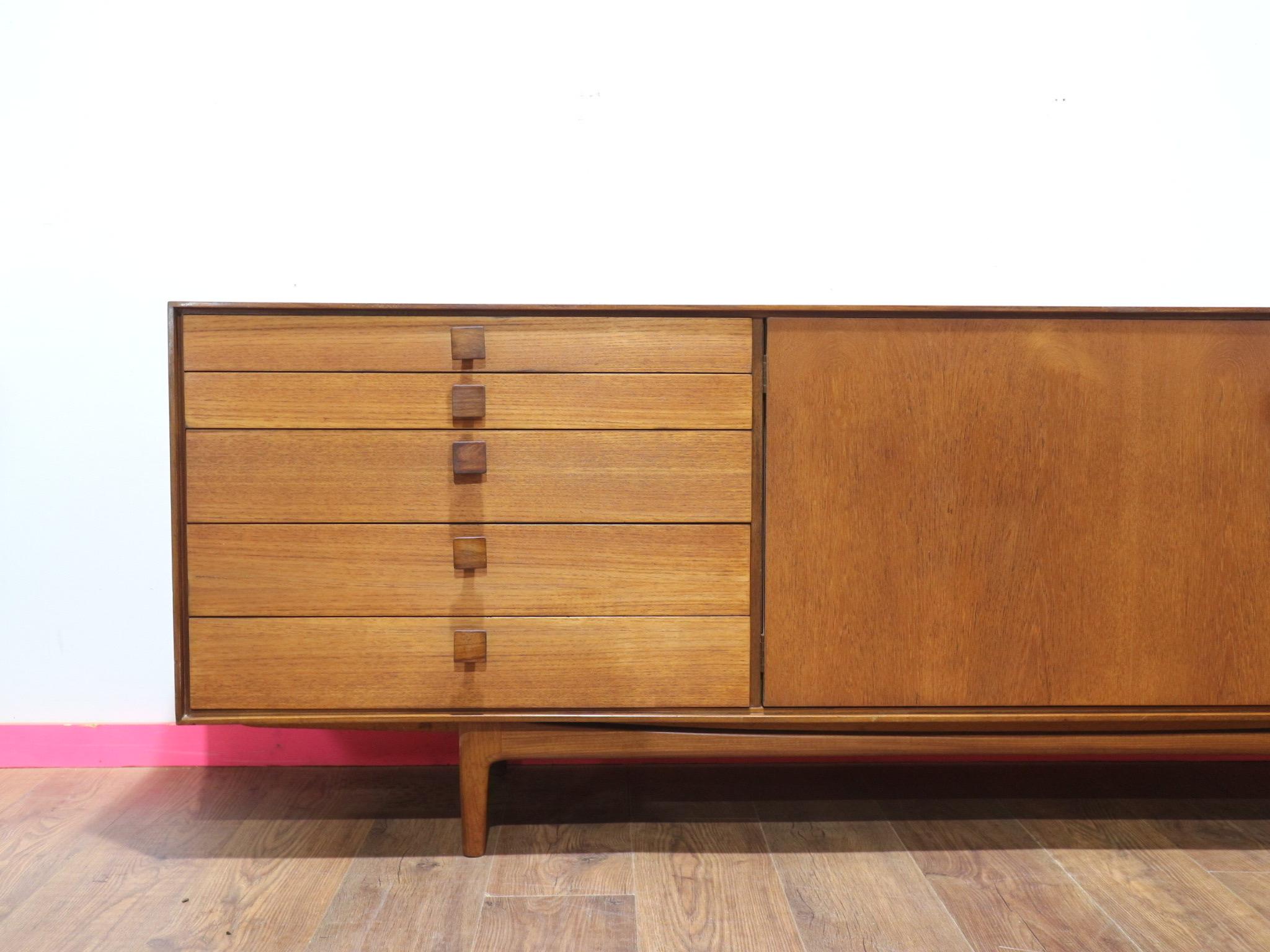 Mid Century Modern Vintage Teak Credenza by G Plan Koford Larsen Danish Design 2