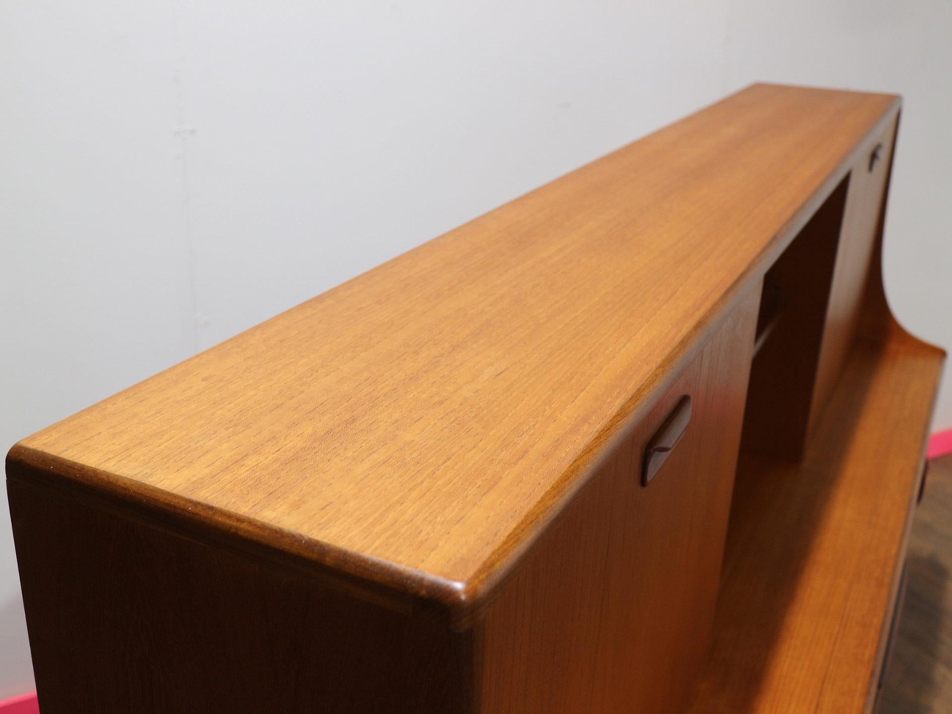 Mid Century Modern Vintage Teak Credenza Sideboard Buffet by G Plan Danish Style 6