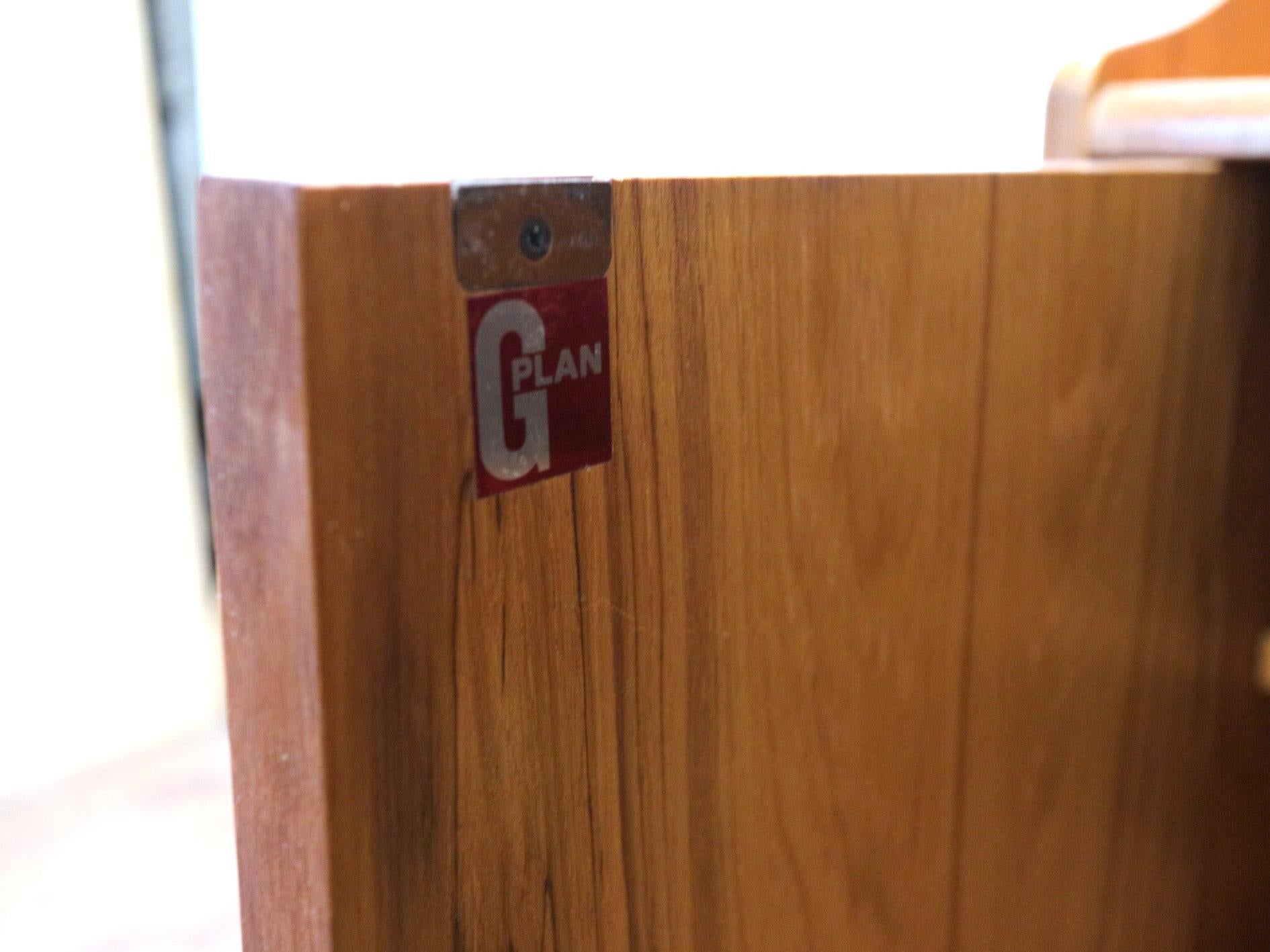 Mid Century Modern Vintage Teak Credenza Sideboard Buffet by G Plan Danish Style For Sale 6