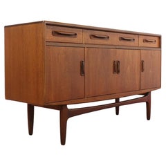 Mid Century Modern Vintage Teak Credenza Sideboard buffet by G Plan Danish Style