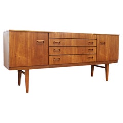 Mid Century Modern Vintage Teak Credenza Sideboard by Beautility
