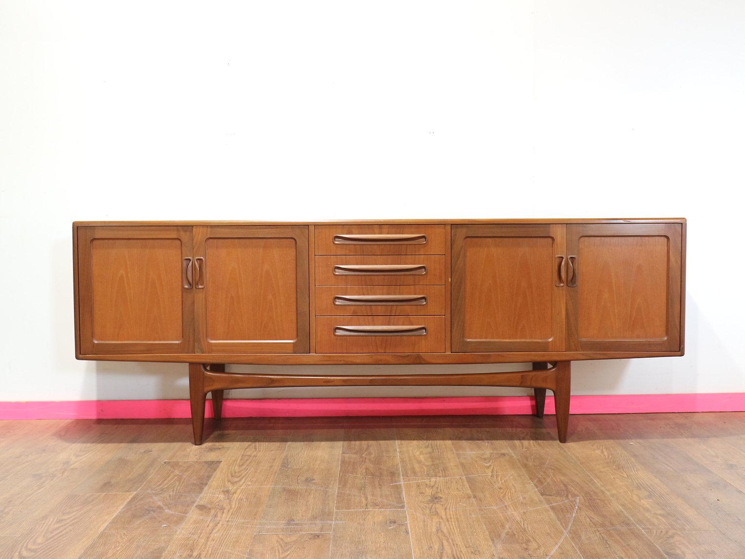 Mid-Century Modern Mid Century Modern Vintage Teak Credenza Sideboard by G Plan Danish Style