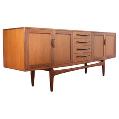 Mid Century Modern Vintage Teak Credenza Sideboard by G Plan Danish Style
