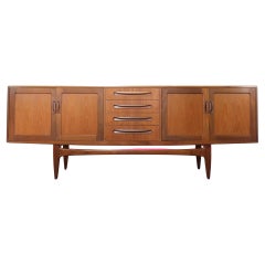 Mid Century Modern Vintage Teak Credenza Sideboard by G Plan Danish Style