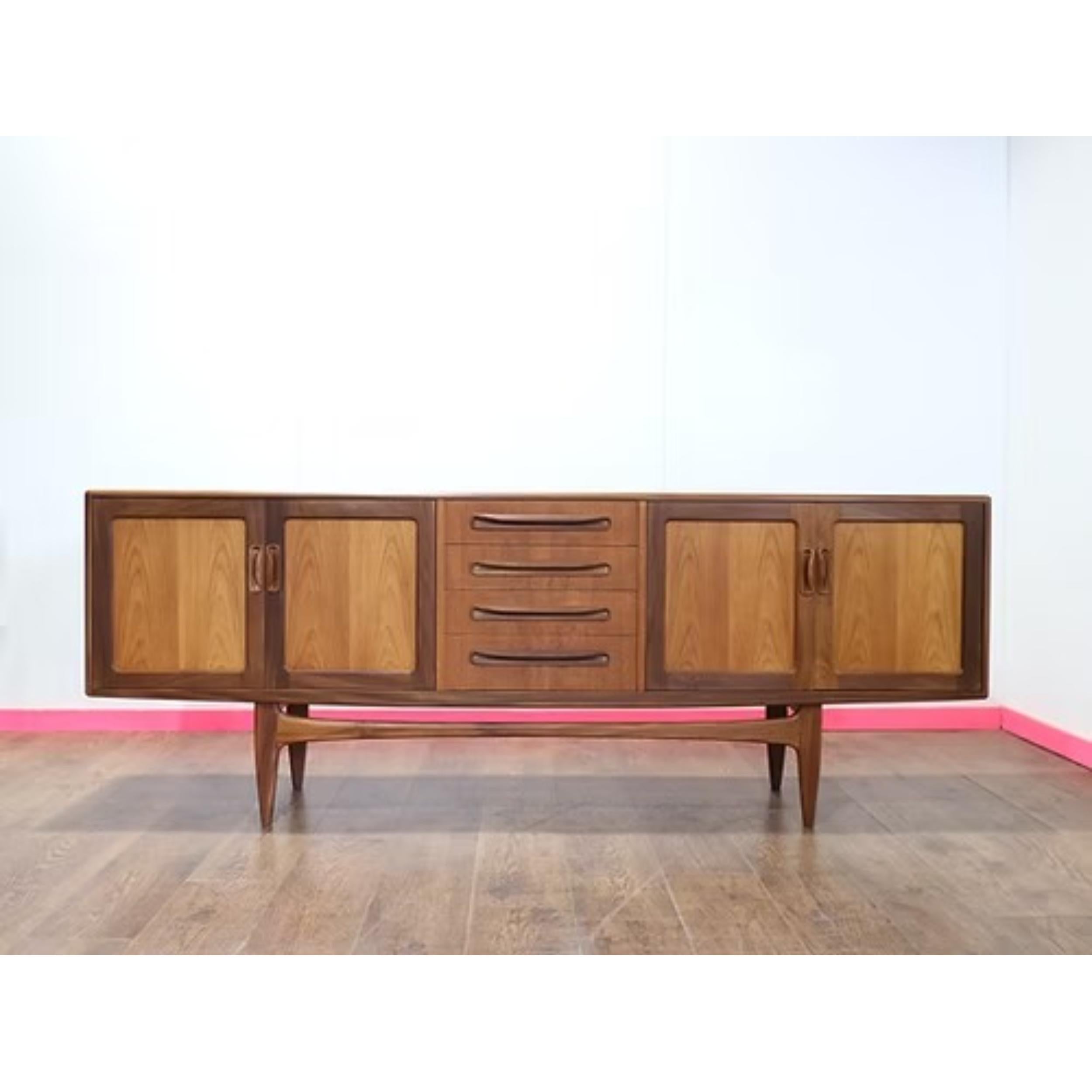 Mid-Century Modern Mid Century Modern Vintage Teak Credenza Sideboard by G Plan For Sale