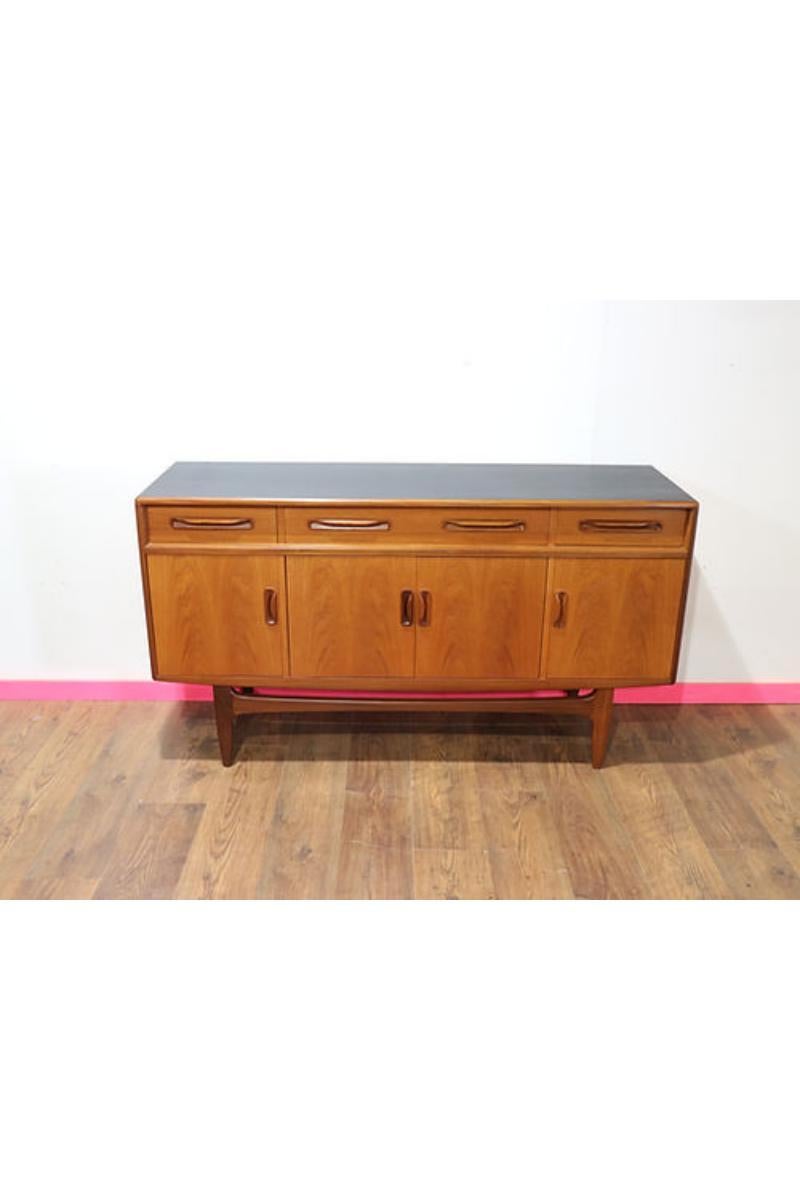 Mid Century Modern Vintage Teak Credenza Sideboard By G Plan Fresco Range 3