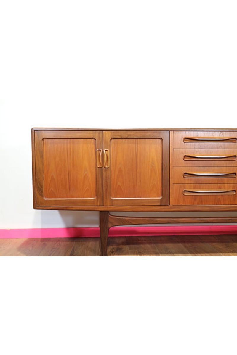 Mid Century Modern Vintage Teak Credenza Sideboard by G Plan Fresco Range 4