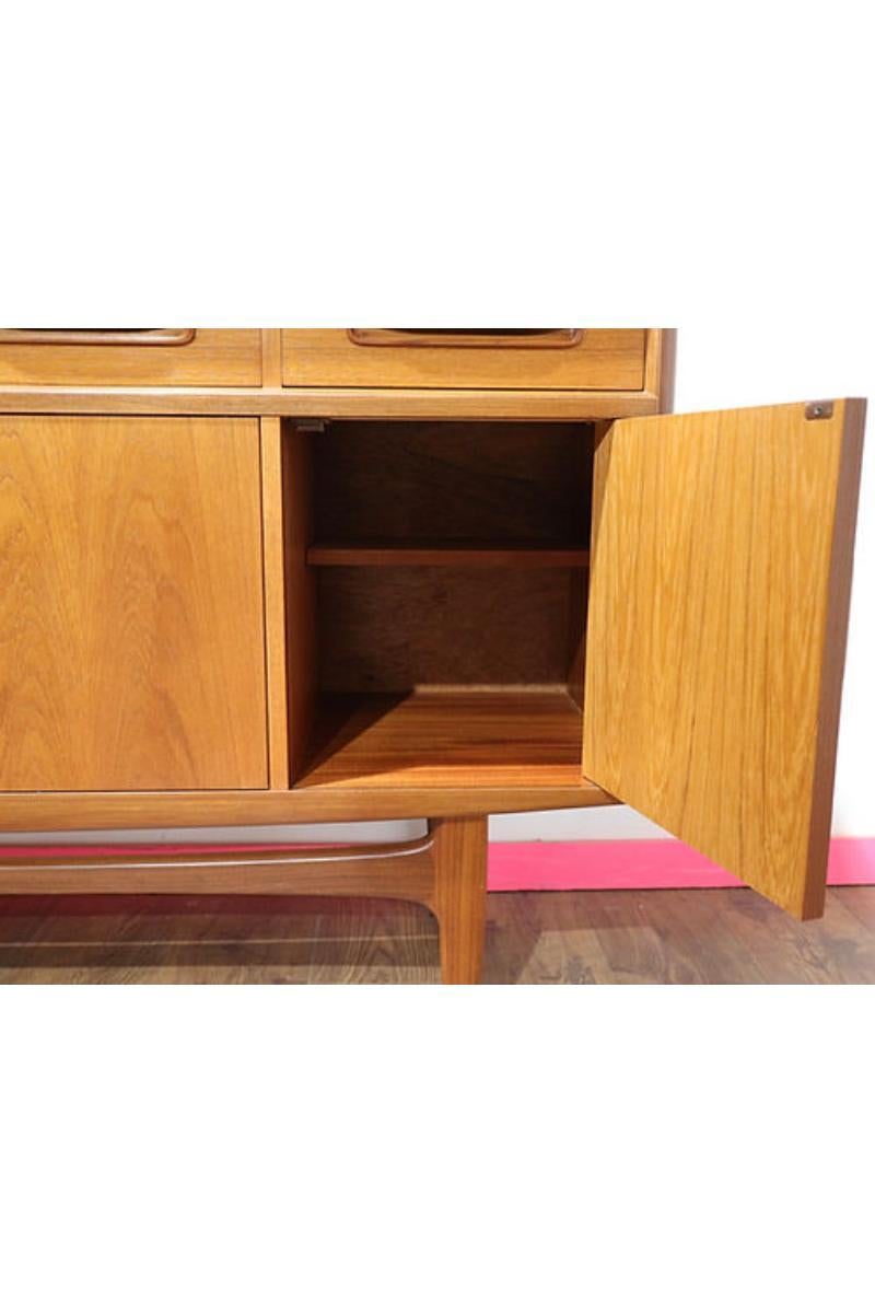 Mid Century Modern Vintage Teak Credenza Sideboard By G Plan Fresco Range 6