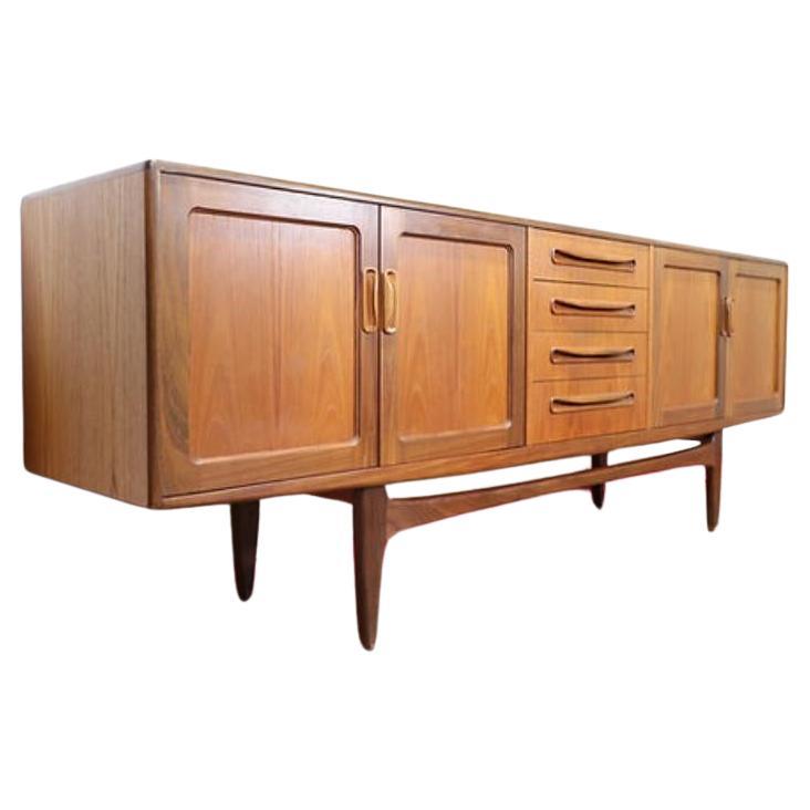 This fabulous G Plan credenza is part of the fresco range and designed by V B Wilkins around 1965. This is a classic british credenza with danish style making it one of the most popular credenza made by G plan, a real statement piece

 The Credenza