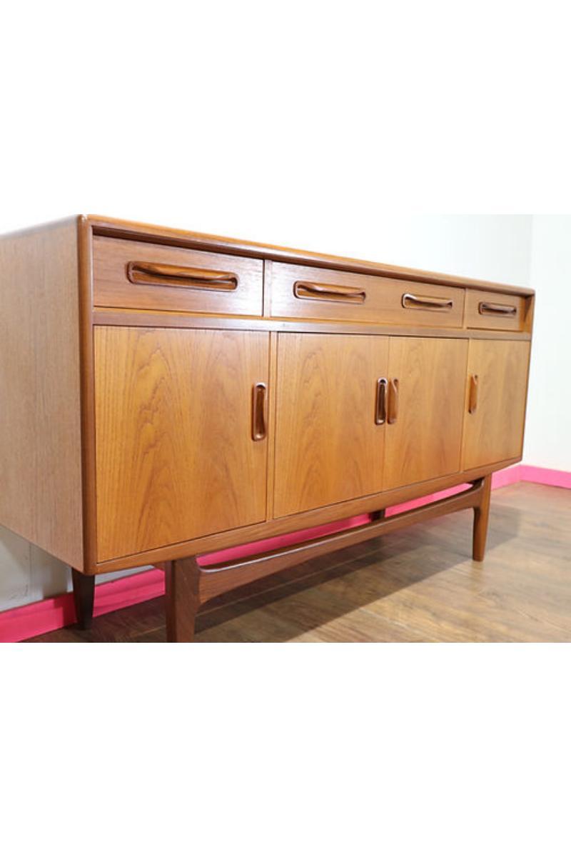 Mid-Century Modern Mid Century Modern Vintage Teak Credenza Sideboard By G Plan Fresco Range