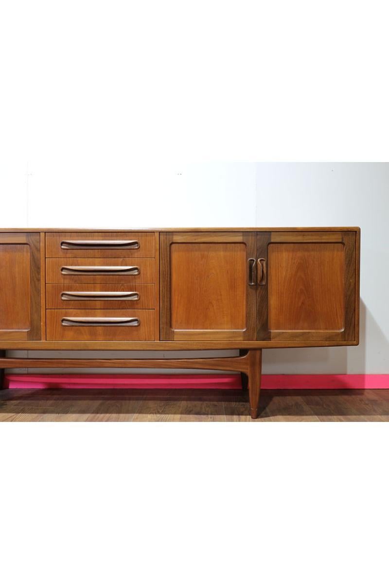 Mid-Century Modern Mid Century Modern Vintage Teak Credenza Sideboard by G Plan Fresco Range