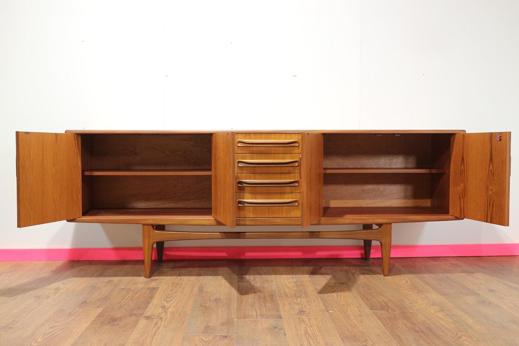 20th Century Mid-Century Modern Vintage Teak Credenza Sideboard by G Plan Fresco Range