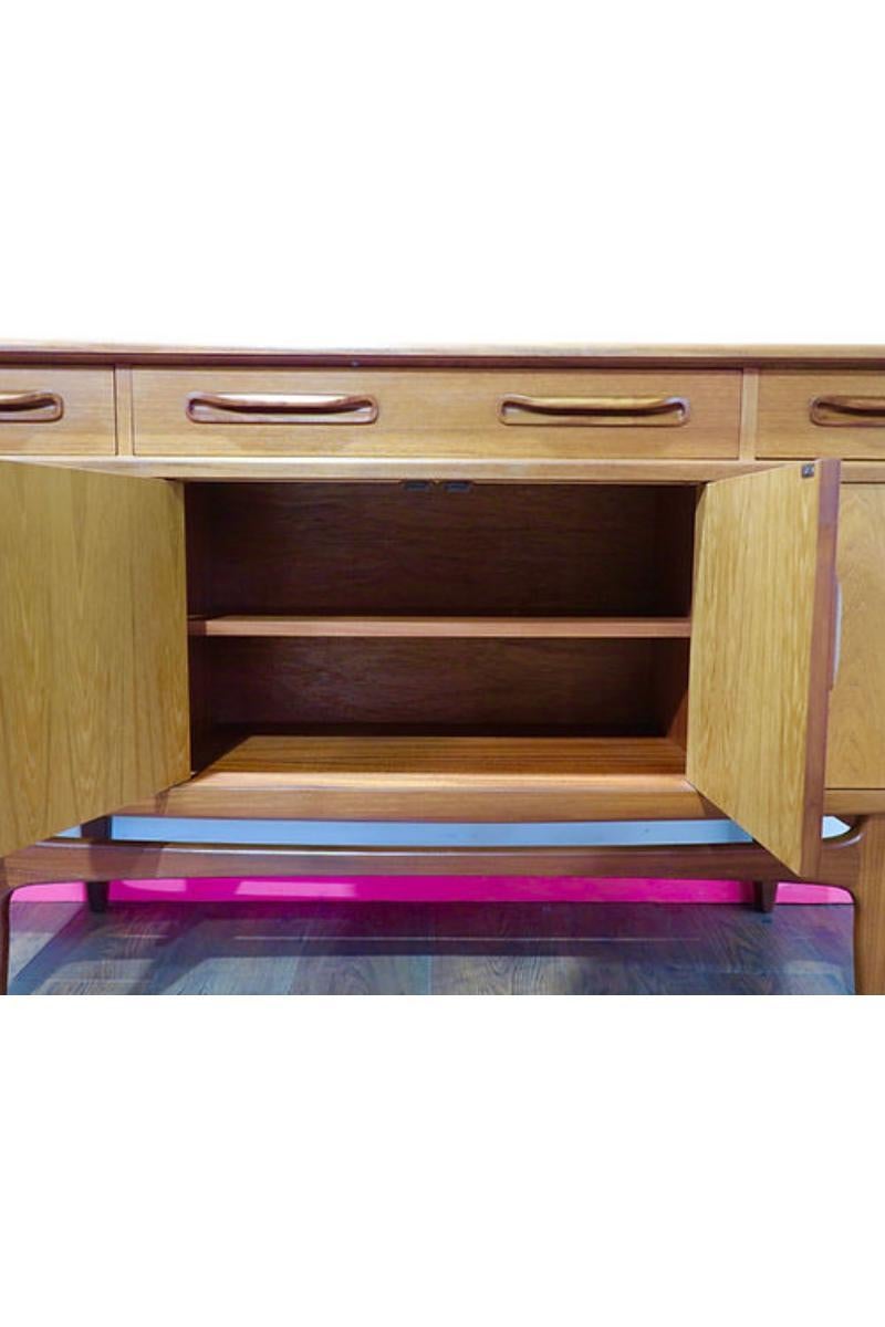 20th Century Mid Century Modern Vintage Teak Credenza Sideboard By G Plan Fresco Range