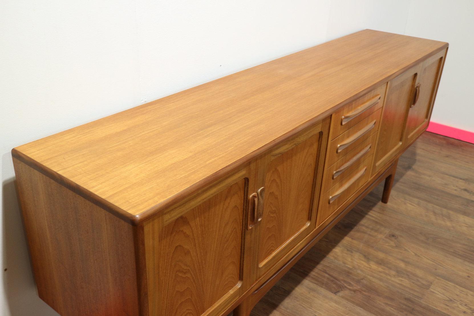 Mid-Century Modern Vintage Teak Credenza Sideboard by G Plan Fresco Range 3