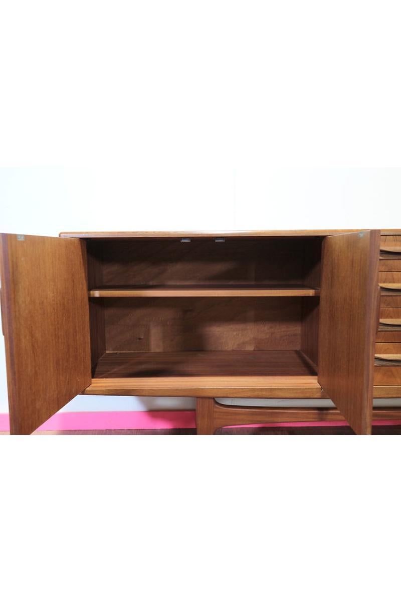 Mid Century Modern Vintage Teak Credenza Sideboard by G Plan Fresco Range 1