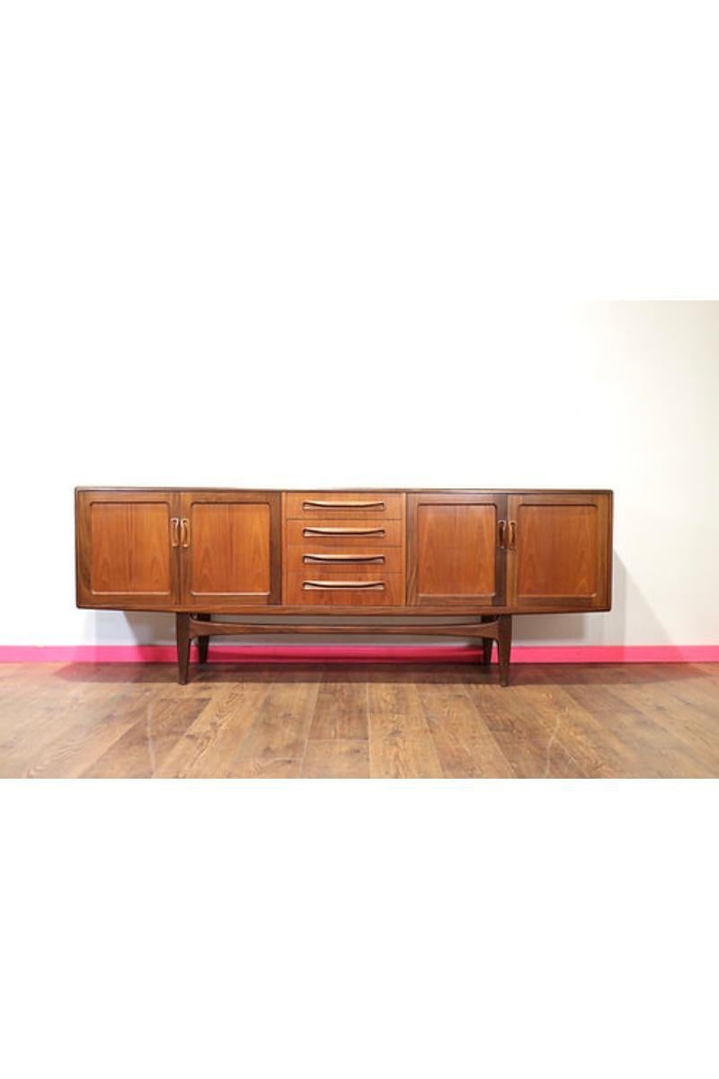 Mid Century Modern Vintage Teak Credenza Sideboard by G Plan Fresco Range 2
