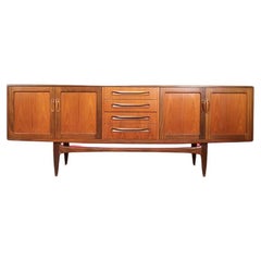 Mid Century Modern Vintage Teak Credenza Sideboard by G Plan Fresco Range