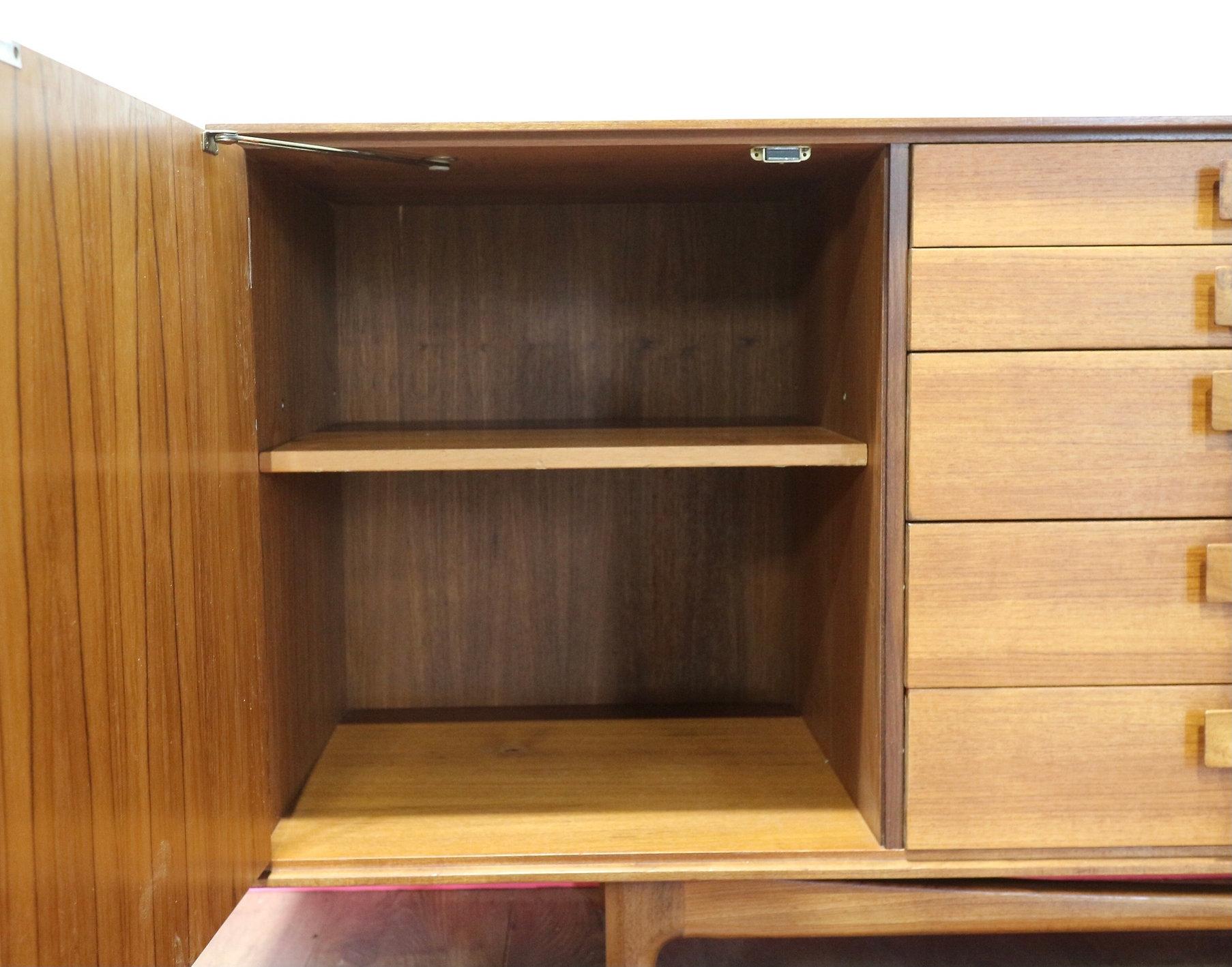 Mid Century Modern VIntage Teak Credenza Sideboard by Kofod Larsen for G Plan For Sale 7