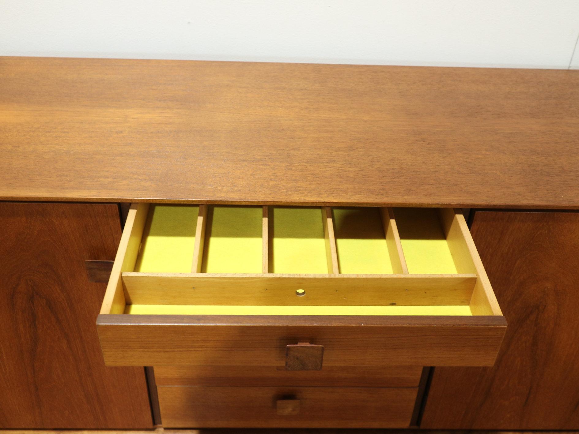 Mid Century Modern VIntage Teak Credenza Sideboard by Kofod Larsen for G Plan For Sale 8