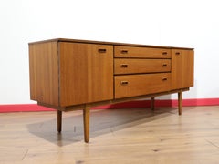 Mid Century Modern Vintage Teak Credenza Sideboard by Nathan Danish Style