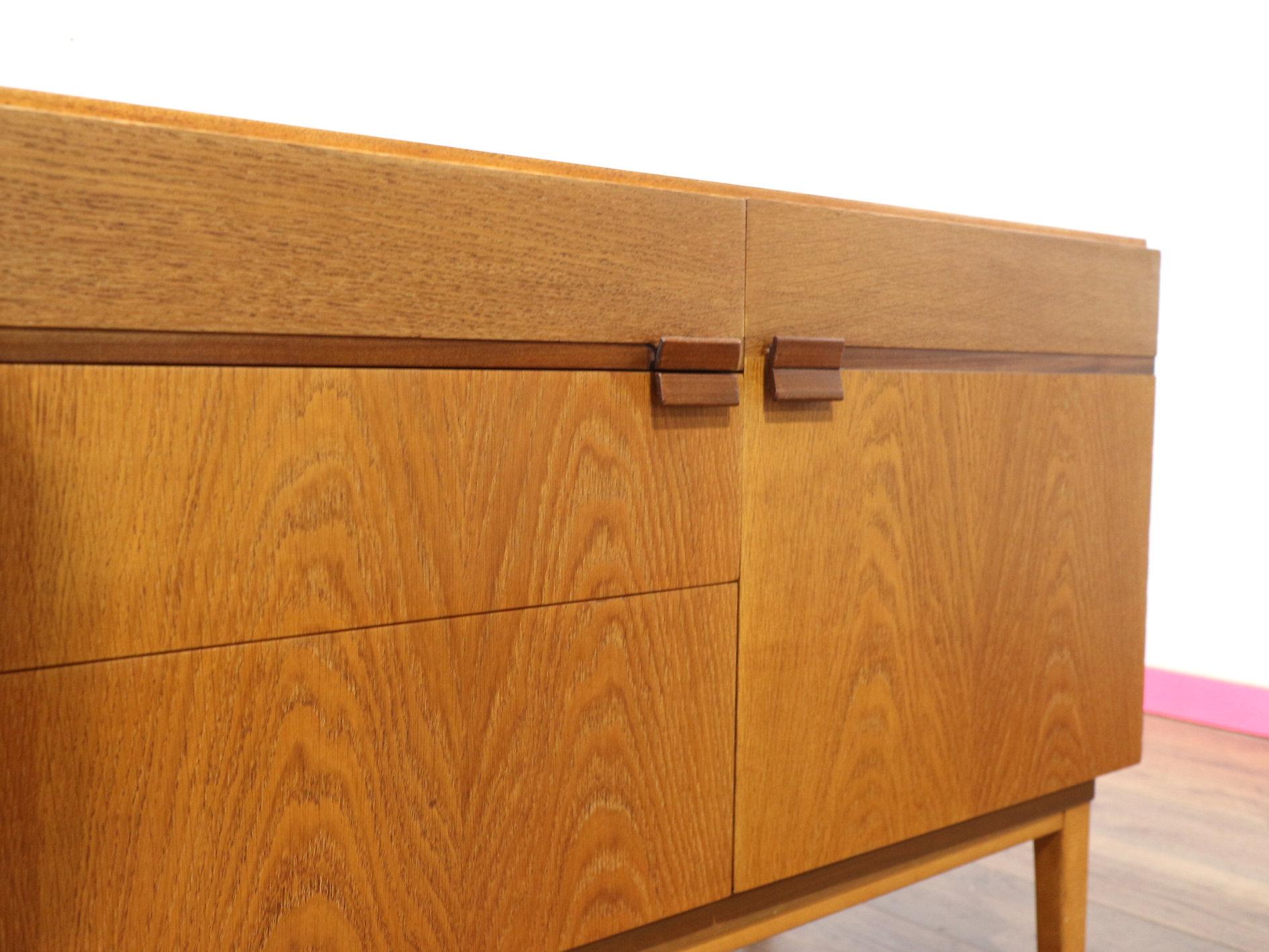 Mid-Century Modern Mid Century Modern Vintage Teak Credenza Sideboard by Nathan Danish Style For Sale