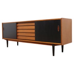 Mid Century Modern Vintage Teak Credenza Sideboard by Nils Jonsson for P.S Hegg