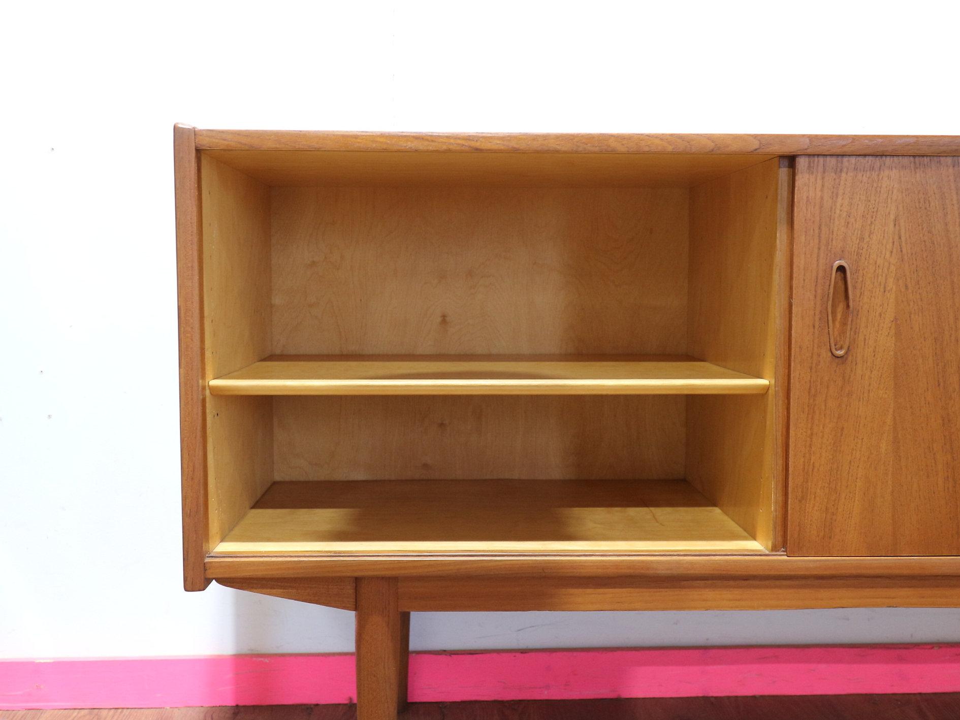 Mid-Century Modern Mid Century Modern Vintage Teak Credenza Sideboard by Nils Jonsson Scandinavian For Sale