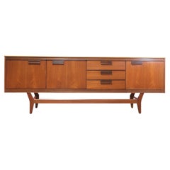 Mid Century Modern Used Teak Credenza Sideboard By Willam Lawrence