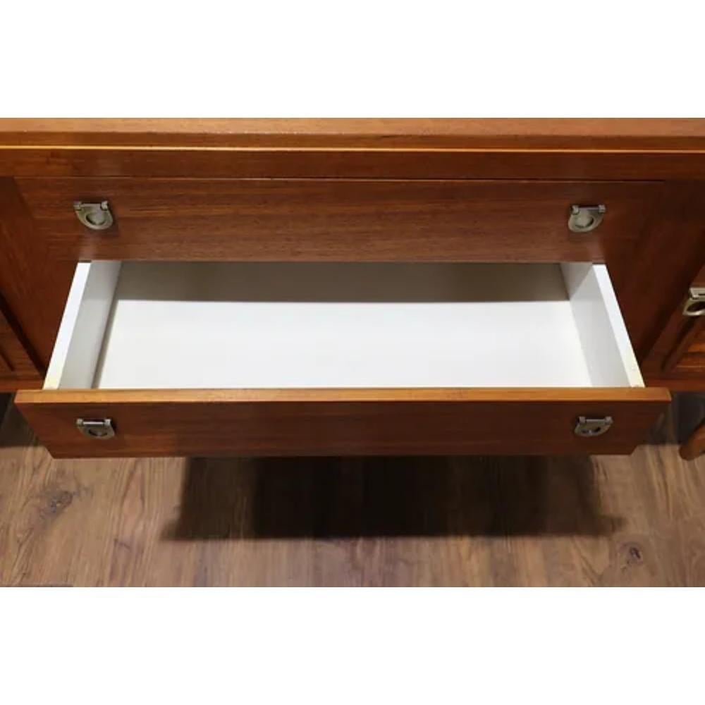 Mid Century Modern Vintage Teak Credenza Sideboard by Younger 1