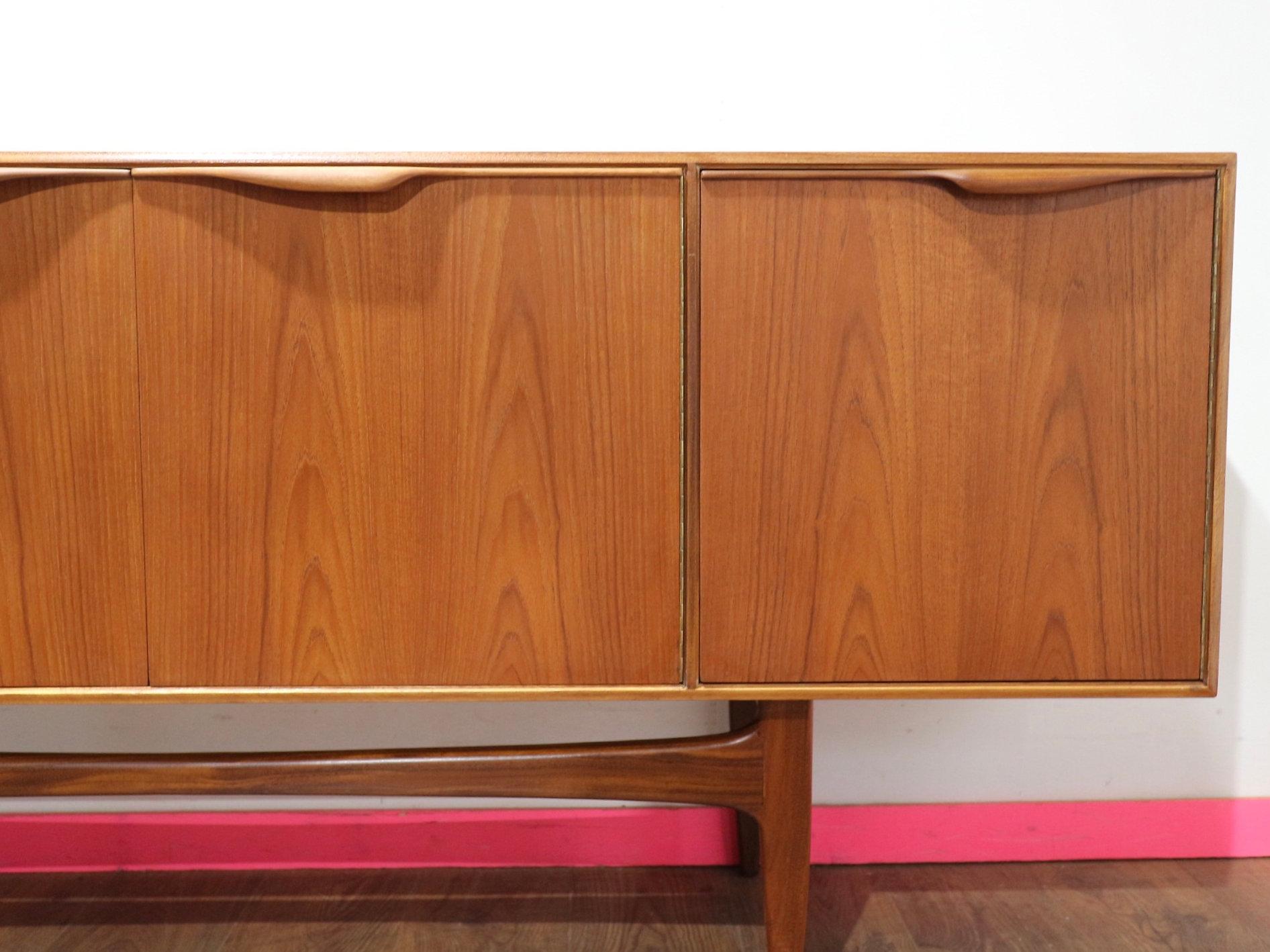 Mid Century Modern Vintage Teak Crednza Sideboard by A.H Mcintosh Danish Style 7