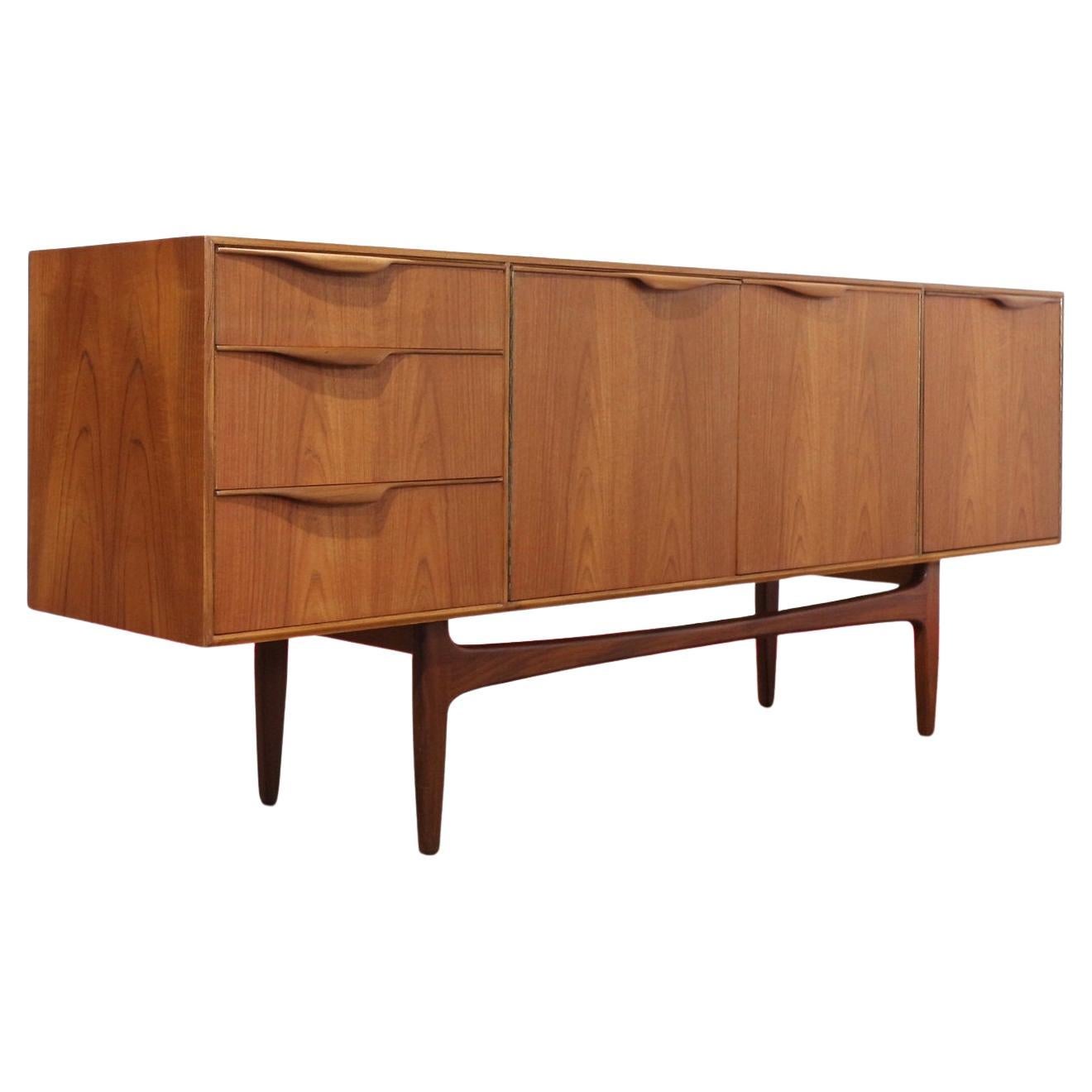 Mid-Century Modern Mid Century Modern Vintage Teak Crednza Sideboard by A.H Mcintosh Danish Style
