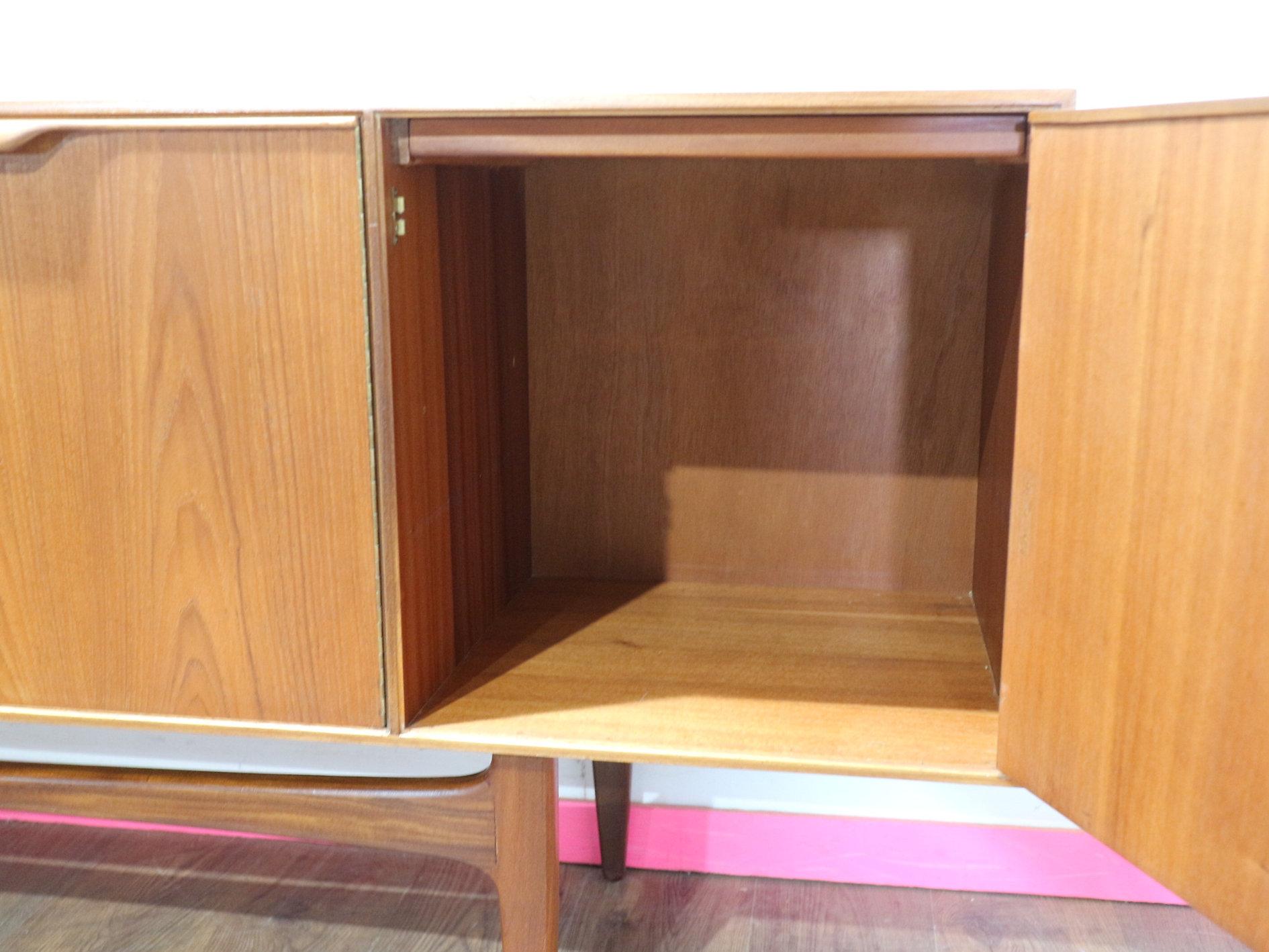 Mid Century Modern Vintage Teak Crednza Sideboard by A.H Mcintosh Danish Style 1